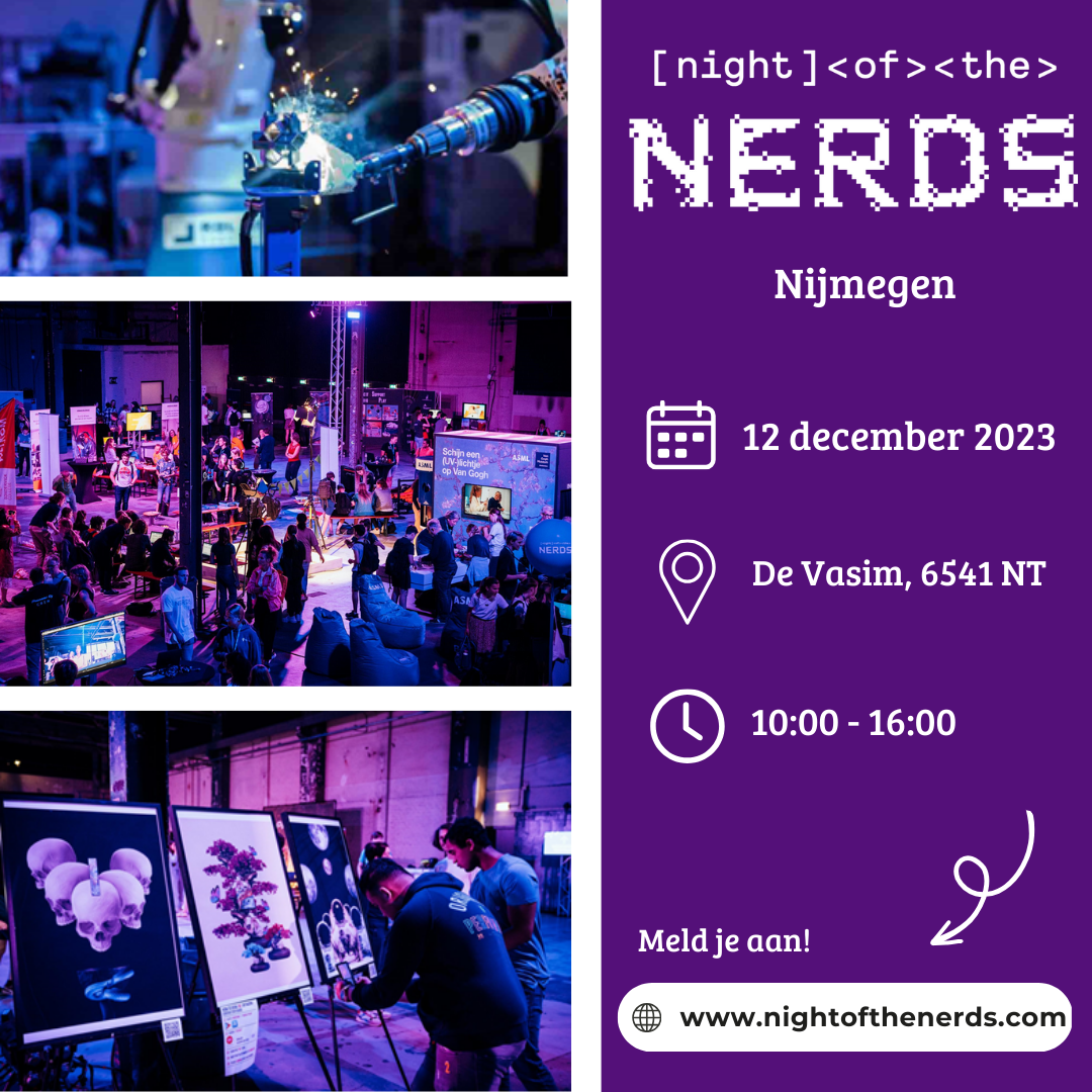 Night of the nerds 2023 Ieder Talent Telt